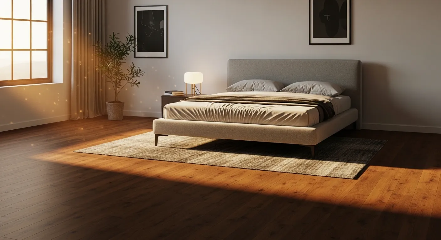 Instalação de piso vinílico em corredor