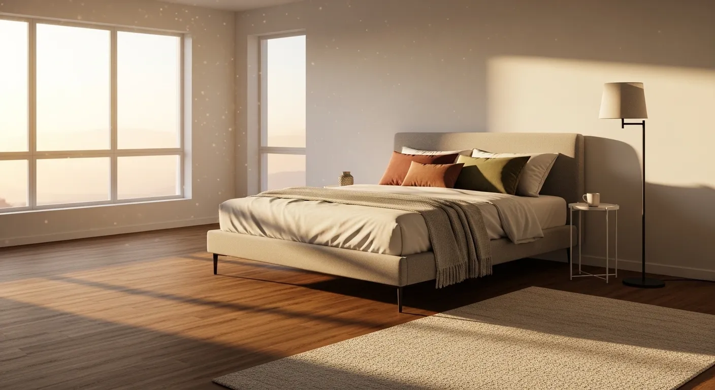 Aplicação de piso vinílico em obra residencial