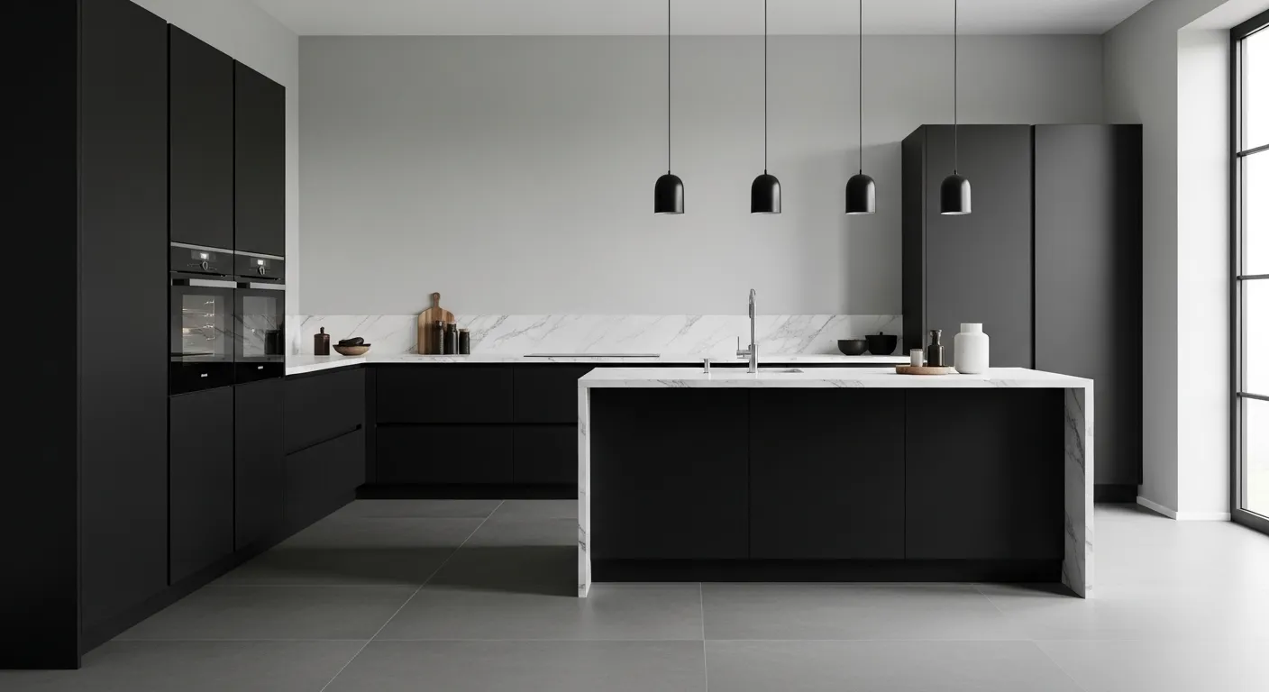 Detalhe da superfície de piso epóxi