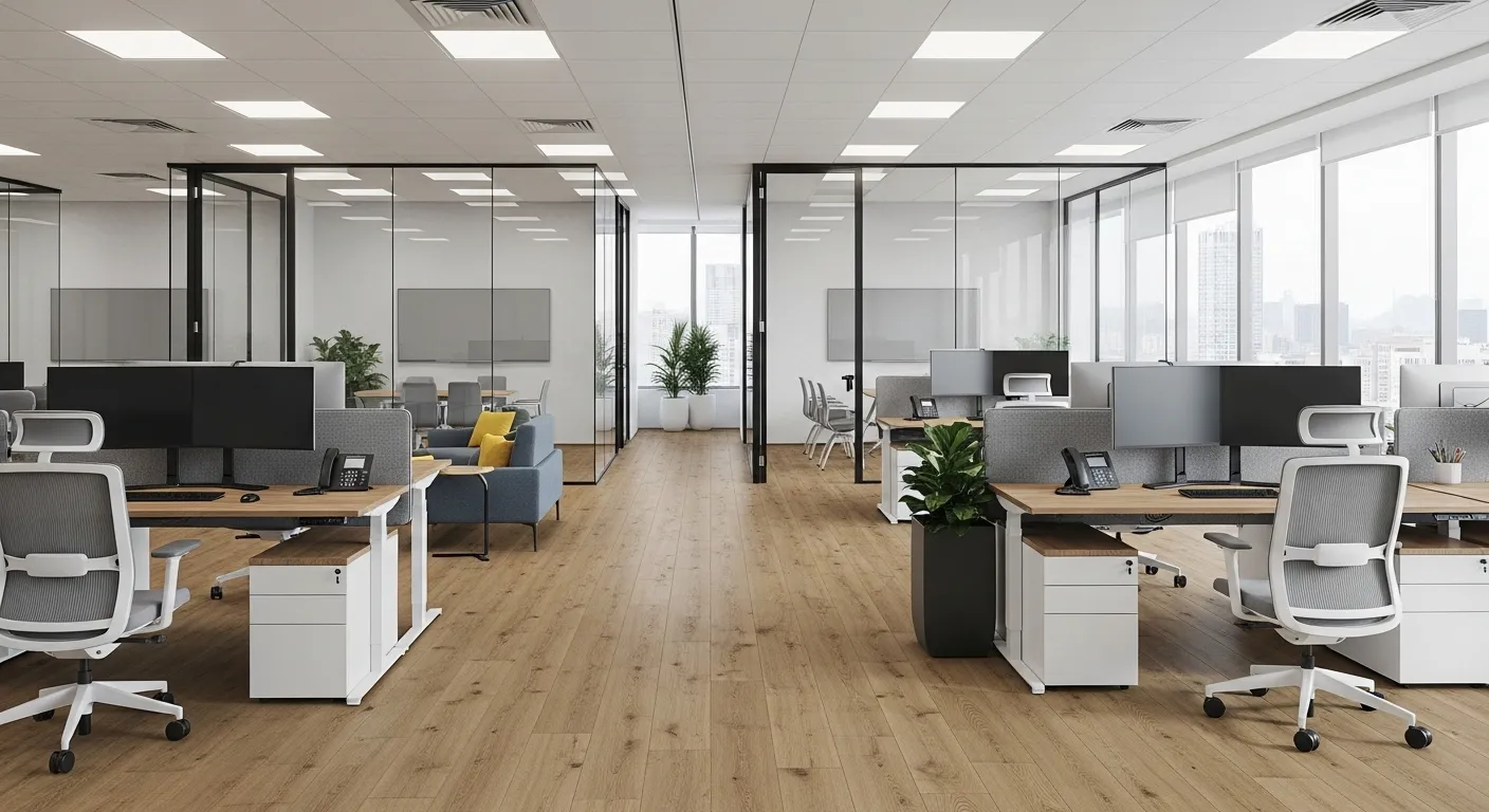 Instalação correta de piso laminado de PVC em obra residencial